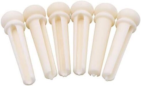 Slotted Bone Bridge Pins for Acoustic Guitar Bridge Pegs Endpins Guitar Replacement Parts in Kuwait