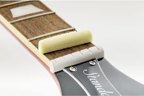 Musiclily Pro Urea الراتنج البلاستيك مشقوق 43 مم LP نمط صواميل الجيتار مسطحة القاع لـ 6 سلسلة Les Paul أو الغيتار الصوتي، أسود (مجموعة من 2) in Kuwait