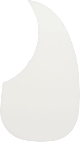 MECCANIXITY جيتار صوتي Pickguard مناسب 41 بوصة ذاتي اللصق قطع غيار جيتار كهربائي صوتي باليد اليمنى شكل قطرة الماء أبيض in Kuwait