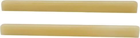 Miwayer 12 String Acoustic Guitar Unbleached Bone Saddle, Guitar Bridge Saddles, Cut from Whole Bones, 76x3x13mm (12 String Acoustic Saddle 76mm 2 Pack) in Saudi Arabia