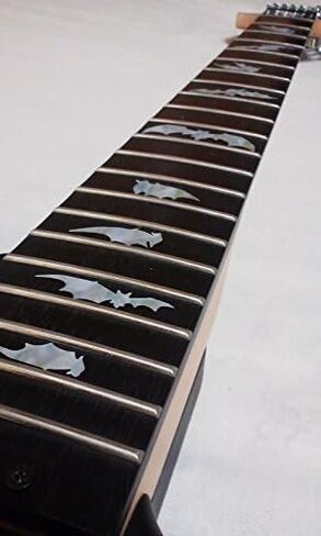 Jockomo BAT Bat Abalone RED Guitar Inlay Sticker in Saudi Arabia