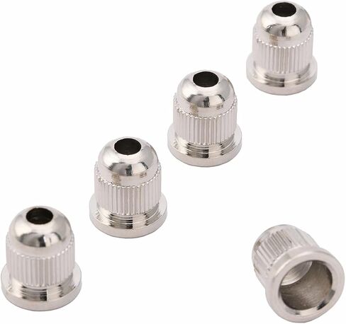 Musiclily Pro 13.2mm Steel Bass String Ferrules String Through Body for 4/5 String Electric Bass, Black (Set of 5) in Kuwait