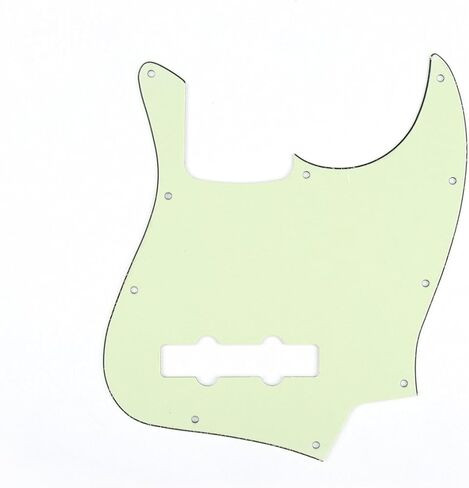 Musiclily 10 فتحات Jazz Bass Pickguard J Bass لوحة خدش لـ 4 سلسلة الولايات المتحدة الأمريكية / المكسيكي الحاجز الأمريكي القياسي لموسيقى الجاز Bass الطراز الحديث، غلاف سلحفاة 4 طبقات in Kuwait