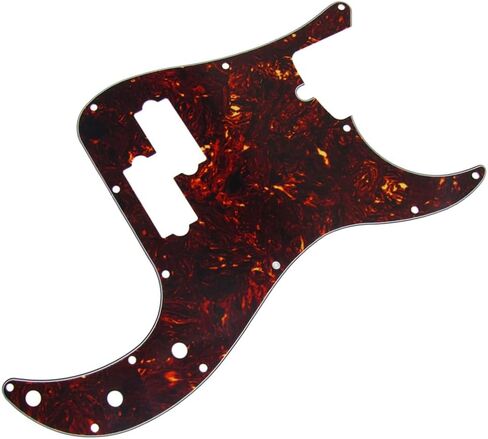 IKN 13 فتحة P باس Pickguard خدش لوحة بيك جارد مع مسامير تثبيت للباس الدقيق نمط حديث بني السلحفاة 10806505 in Kuwait
