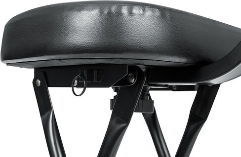 Gator Frameworks Deluxe Guitar Performance Seat with 3-Point Height-Adjustment System and Rear Guitar Hanger (GFW-GTR-SEATDLX) & Hercules FS100B Foot Rest,Black in Kuwait
