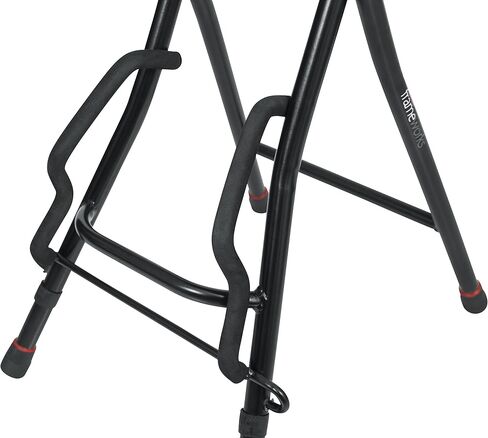 Gator Frameworks Deluxe Guitar Performance Seat with 3-Point Height-Adjustment System and Rear Guitar Hanger (GFW-GTR-SEATDLX) & Hercules FS100B Foot Rest,Black in Kuwait