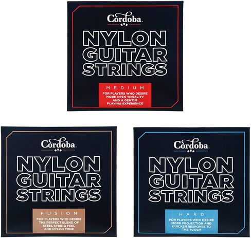 Cordoba Nylon Guitar Strings, Set of 6, Hard Tension, Blue in Saudi Arabia