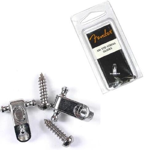 Fender Vintage-Style Stratocaster String Guides - Chrome in Kuwait