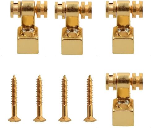 Roller Guitar String Trees Guides Retainer for Fender Strat Stratocaster Tele Telecaster Electric Guitar，Pack of 4 (Black) in Kuwait