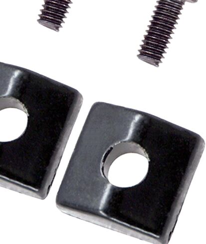 3 Pieces Locking Nut Block and Screws Guitar Cap Suitable for Tremolo Bridge Replacement Part (Black) in Kuwait