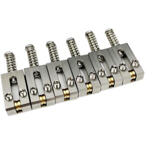 6 قطع من سروج جسر الجيتار من Kaynes - سرج جسور تريمولو من الفولاذ المقاوم للصدأ لـ Fender Telecaster Tele Stratocaster Strat ST TL استبدال الجيتار الكهربائي (10.5 مم) in Kuwait