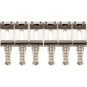 Musiclily Pro 10.5mm Steel Vintage Style Guitar Tremolo Bridge Saddles for Fender Strat Stratocaster Electric Guitar, Black (Set of 6) in Saudi Arabia