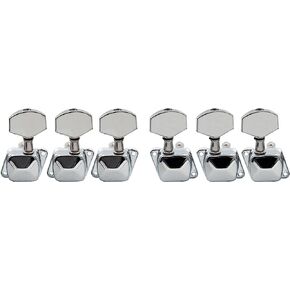 Musiclily3L+3R Semi-closed Guitar Tuners Guitar String Tuning Pegs Keys Machine Heads Set for Epiphone Les Paul SG Electric Guitar or Acoustic Guitar, Black in Saudi Arabia