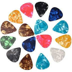60 PCS Guitar Picks, 3 Different Thickness Abstract Art Colorful Celluloid Guitar Pick Plectrums For Bass, Electric, Acoustic Guitars Includes 0.46mm, 0.71mm, 0.96mm(Color Random)