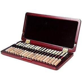 365invent حافظة Oboe Reed لـ 20 قطعة من القصب خشب القيقب (اللون الأحمر) in Kuwait