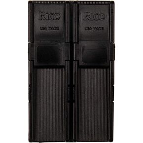 D'Addario Reed Guard IV - Sax & Clarinet Reed Case - Fits Reeds for Bb Clarinet, Soprano Sax, & Alto Sax