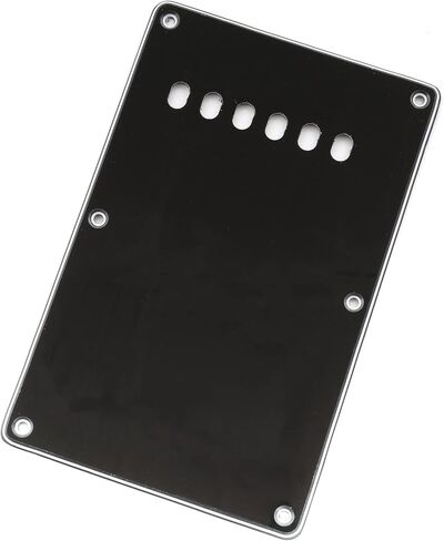 Musiclily Guitar Back Plate Tremolo Cavity Cover Backplate for China Made Squier Guitar Parts,1Ply Black in Saudi Arabia