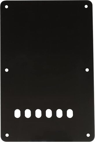 Musiclily Guitar Back Plate Tremolo Cavity Cover Backplate for China Made Squier Guitar Parts,1Ply Black in Saudi Arabia