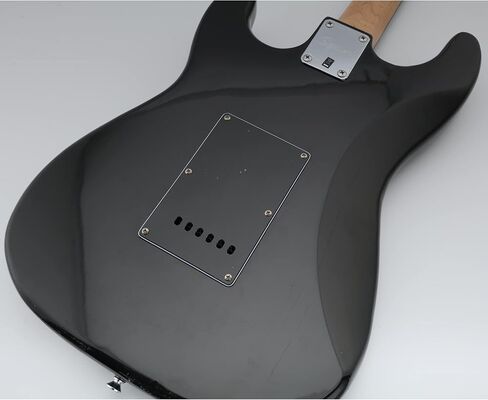 Musiclily Guitar Back Plate Tremolo Cavity Cover Backplate for China Made Squier Guitar Parts,1Ply Black in Saudi Arabia