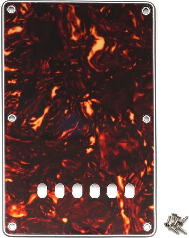 Musiclily Guitar Back Plate Tremolo Cavity Cover Backplate for China Made Squier Guitar Parts,1Ply Black in Saudi Arabia