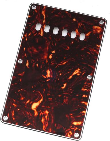 Musiclily Guitar Back Plate Tremolo Cavity Cover Backplate for China Made Squier Guitar Parts,1Ply Black in Saudi Arabia