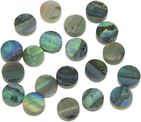 KAISH 20pcs 4x2mm Natural Paua Abalone Shell Guitar Inlay Fingerboard Dots in Saudi Arabia