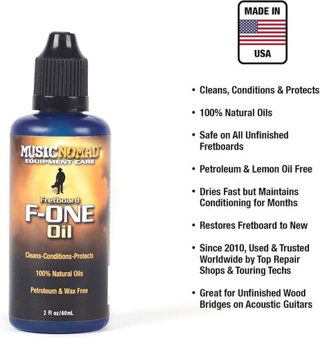 GHS Strings A87 FAST FRET and MusicNomad F-ONE Fretboard Oil Cleaner & Conditioner Bundle in Saudi Arabia