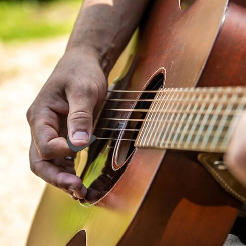 20 Pieces of Guitar Paddles with 2 Storage Boxes and 10 Transparent Anti-Slip Stickers, Featuring A Selection of Colorful and Cute Thumb Guitar Paddles in Saudi Arabia
