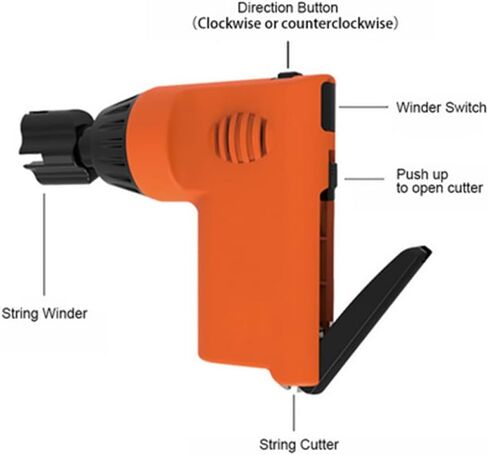 لفافة اوتار الغيتار من فاجويلي، 3 في 1 لتدوير الاوتار، اداة قطع الاوتار، اداة سحب دبوس جسر الجيتار، اداة اصلاح وتعديل الغيتار للجيتار والقيثارة in Kuwait