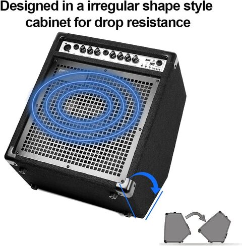 سماعة سماعة سماعة كولموميك DK35S 50 وات بمكبر صوت طبل كهربائية بلوتوث مع وظيفة تسجيل إدخال USB، طبلة/لوحة مفاتيح / ميكروفون 3 في 1 مع تأثير عكسي ومخرج in Kuwait