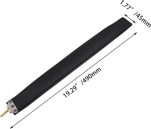 lovermusic 49x4.75cm Thickened Black Color Bass Left-handed Straps PU Leather Belt Set Replacement for 48/60 Accordion Bass with Hardware in Saudi Arabia