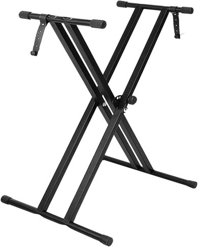 GLEAM Keyboard Stand Double X-Style with Locking Straps in Saudi Arabia