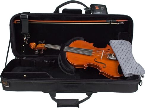 Protec Tec PS2165DLX Deluxe Viola PRO PAC Case, Black in Saudi Arabia
