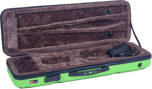 Crossrock Carbon Fiber Pattern PC Hard Shell Violin Case fits 4/4 Full Size-Backpack style(CRA920VFBK) in Saudi Arabia