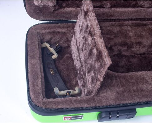 Crossrock Carbon Fiber Pattern PC Hard Shell Violin Case fits 4/4 Full Size-Backpack style(CRA920VFBK) in Saudi Arabia