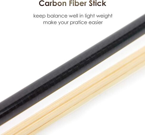 Viola Bow 4/4 Full Size Carbon Fiber (Plaid black) in Kuwait