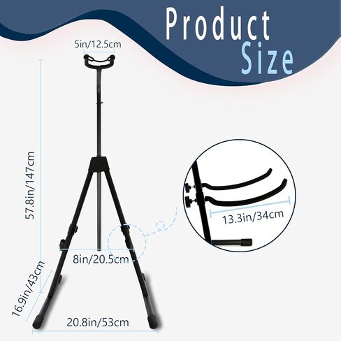 EASTROCK Double Bass Stand, Sturdy and Portable Upright Bass, Bass Violin, Cello, Fiddle, and Contrabass Stand, Versatile Bass Cello Stand in Saudi Arabia