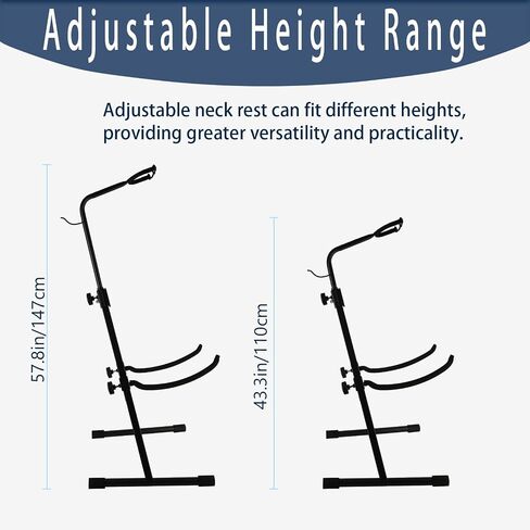EASTROCK Double Bass Stand, Sturdy and Portable Upright Bass, Bass Violin, Cello, Fiddle, and Contrabass Stand, Versatile Bass Cello Stand in Saudi Arabia