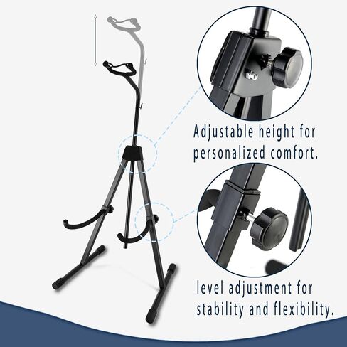 EASTROCK Double Bass Stand, Sturdy and Portable Upright Bass, Bass Violin, Cello, Fiddle, and Contrabass Stand, Versatile Bass Cello Stand in Saudi Arabia