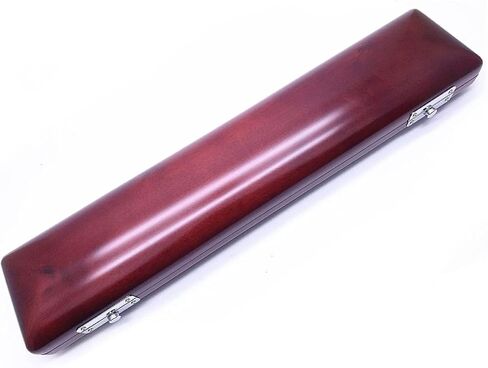 Jiayouy C foot Flute Case Cover Bag with Carry Handle Shoulder Strap Solid Wooden Flute Case Box for 16 Hole Flute in Saudi Arabia
