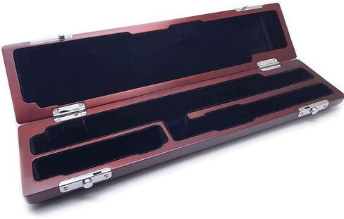Jiayouy C foot Flute Case Cover Bag with Carry Handle Shoulder Strap Solid Wooden Flute Case Box for 16 Hole Flute in Saudi Arabia