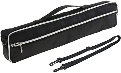 Jiayouy C foot Flute Case Cover Bag with Carry Handle Shoulder Strap Solid Wooden Flute Case Box for 16 Hole Flute in Saudi Arabia