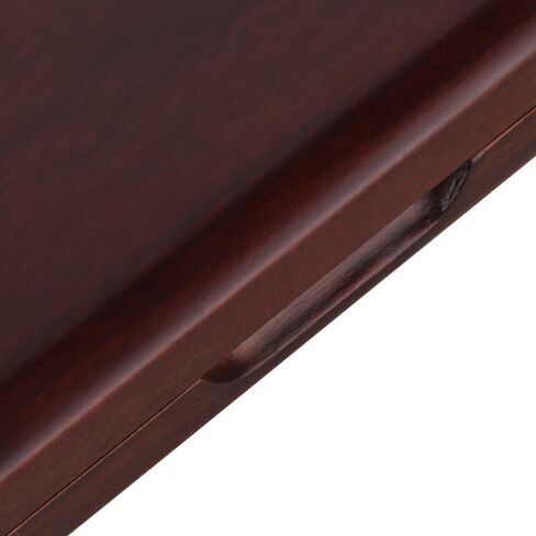 BQLZR حافظة خشبية بلون أحمر داكن من أوبو ريد مع سطح طلاء رش ناعم لـ 3 قطع من قصب أوبو in Kuwait