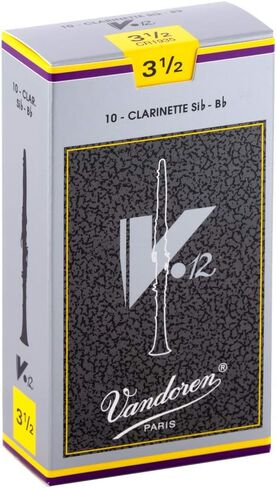 Vandoren Bb Clarinet Reeds Strength 2.5 Bundle - V.12 and Traditional | Box of 10 in Saudi Arabia