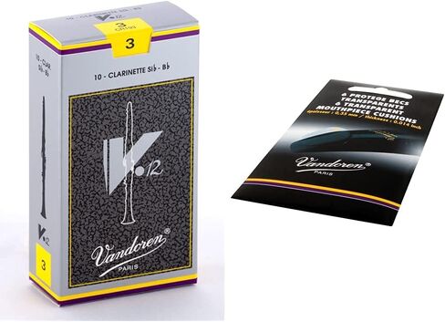 Vandoren Bb Clarinet Reeds Strength 2.5 Bundle - V.12 and Traditional | Box of 10 in Saudi Arabia