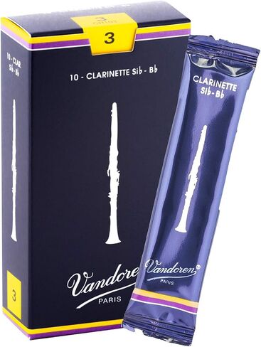 Vandoren Bb Clarinet Reeds Strength 2.5 Bundle - V.12 and Traditional | Box of 10 in Saudi Arabia