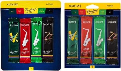 تحتوي بطاقة ميكس من فاندورين SRMIXA2 ألتو ساكس جاز ريد على 1 من كل ZZ, V16, JAVA وJAVA Red Strength 2 in Kuwait
