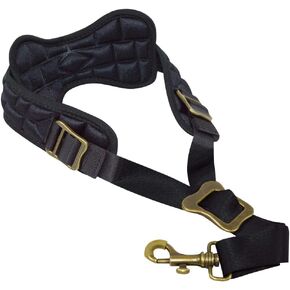 adorence Padded Saxophone Neck Strap - Sax Neck Strap with Metal Swivel Snap & Removable Neck Pad - H09 Black