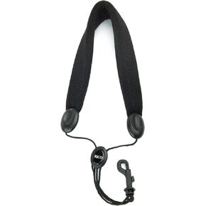 D'Addario D'Addario Saxophone Neck Strap - For Alto Saxophone & Soprano Saxophone - Padded Sax Neck Strap - Snap Hook,Black,SJA18 in Saudi Arabia