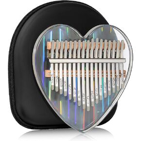 Kalimba Thumb Piano 17 Keys Musical Instruments, Mbira Finger Piano Gifts with Tune Hammer and Study Instruction for Kids and Adults Beginners in Kuwait